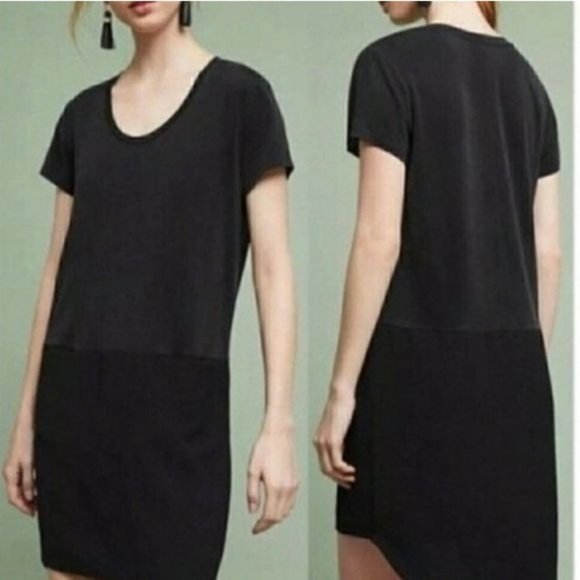 Anthro Dolan Loren Black Dress Size Small - Picture 9 of 9